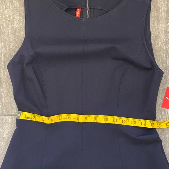 Spanx Sleeveless Fit and Flare Dress Navy - Picture 11 of 11